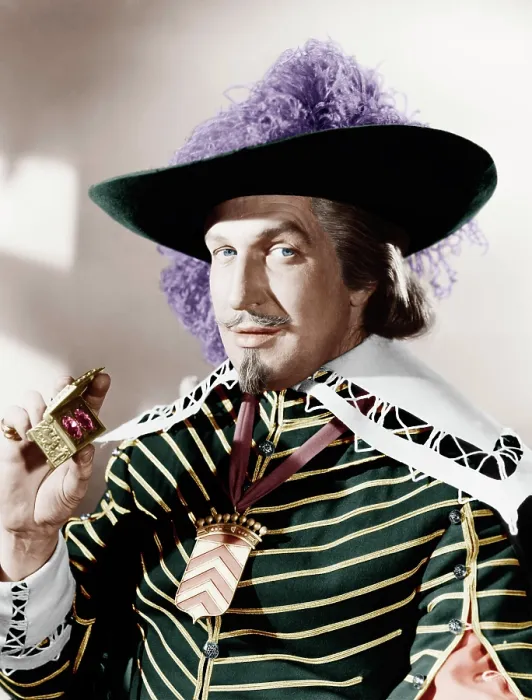 Framed Print : THE THREE MUSKETEERS, Vincent Price, 1948