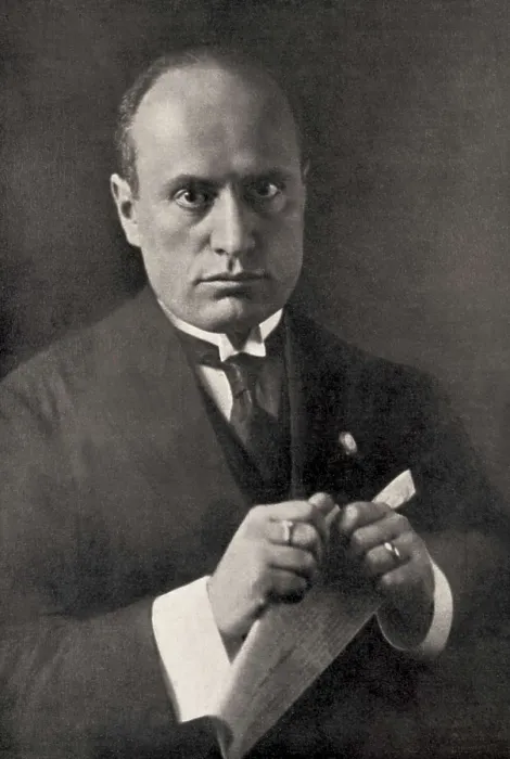 Framed Print : MUSSOLINI, Benito (1883-1945). AISA / Everett Collection**US SALES ONLY**