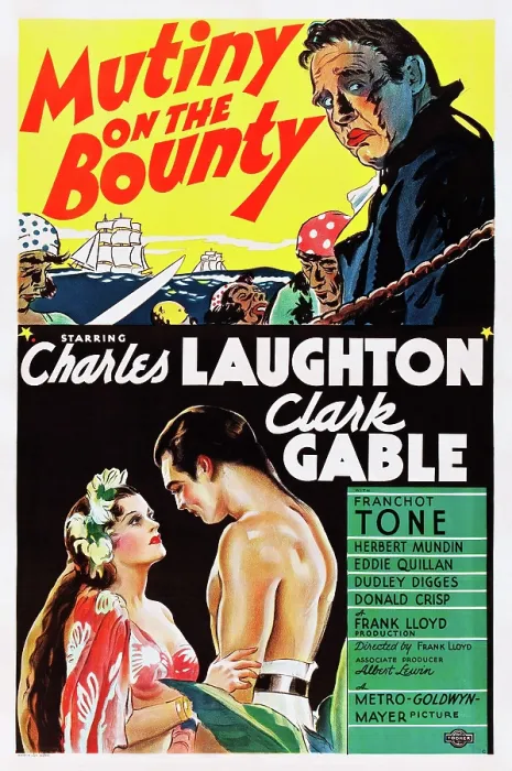 Framed Print : MUTINY ON THE BOUNTY, Movita, Clark Gable, Charles Laughton, 1935