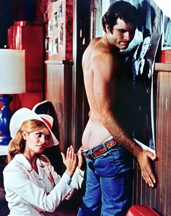 Framed Print : MYRA BRECKINRIDGE, from left: Raquel Welch, Roger Herren, 1970, TM and Copyright (c) 20th Century-Fox Film Corp. All Rights Reserved Framed Print : MYRA BRECKINRIDGE, from left: Raquel Welch, Roger Herren, 1970, TM and Copyright (c) 20th Century-Fox Film Corp. All Rights Reserved