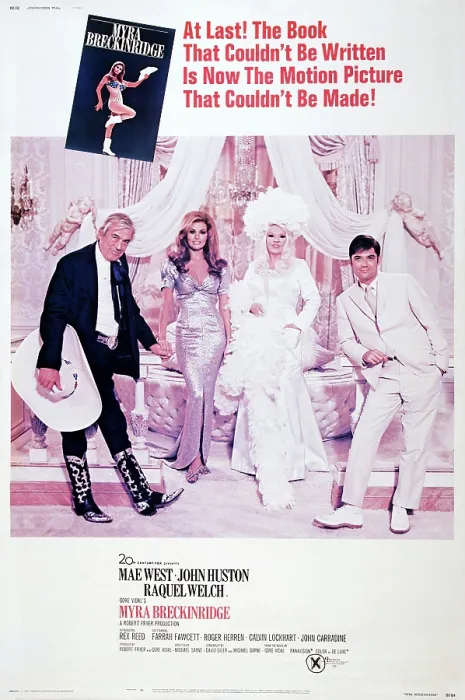 Framed Print : MYRA BRECKINRIDGE, US poster art, from left: John Huston, Raquel Welch, Mae West, Rex Reed, 1970. TM and Copyright 20th Century Fox Film Corp Framed Print : MYRA BRECKINRIDGE, US poster art, from left: John Huston, Raquel Welch, Mae West, Rex Reed, 1970. TM and Copyright 20th Century Fox Film Corp