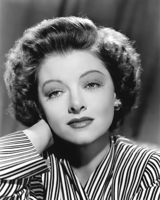 Framed Print : Myrna Loy, MGM portrait, circa 1944
