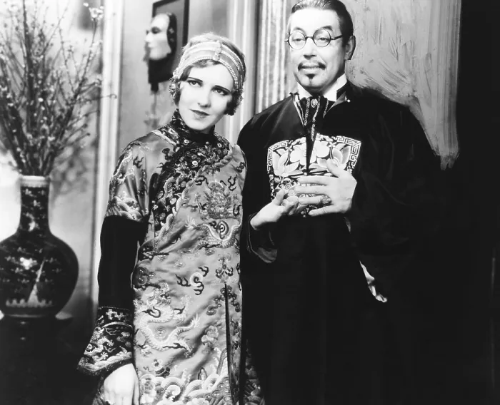 Framed Print : THE MYSTERIOUS DR. FU MANCHU, from left: Jean Arthur, Warner Oland, 1929