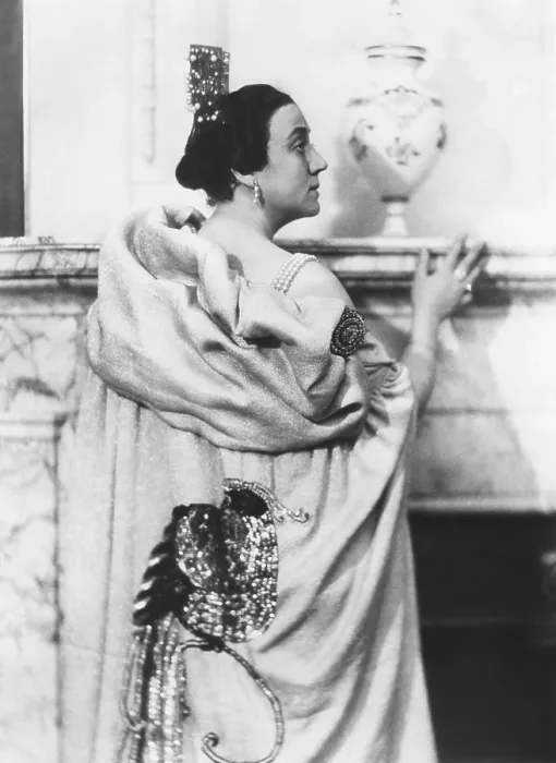 Framed Print : Naima Wifstrand, Swedish operetta singer, from 1905 into the 1940s. Instead of retiring, she began an second career as a character actress on stage and film