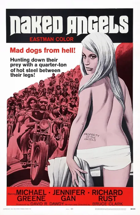 Framed Print : NAKED ANGELS, US poster art, 1969 Framed Print : NAKED ANGELS, US poster art, 1969