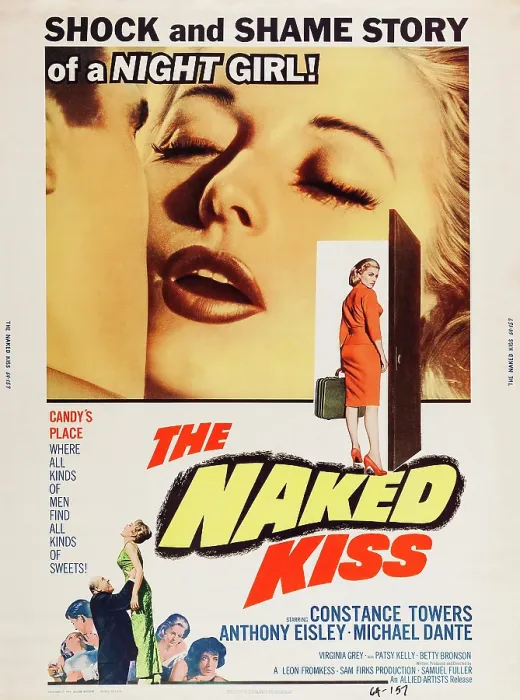 Framed Print : THE NAKED KISS, US poster art, Constance Towers, 1964
