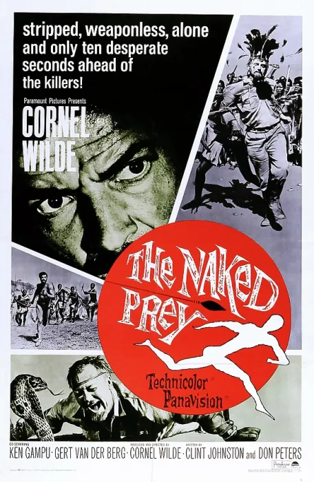 Framed Print : THE NAKED PREY, poster art, Cornel Wilde, 1966 Framed Print : THE NAKED PREY, poster art, Cornel Wilde, 1966