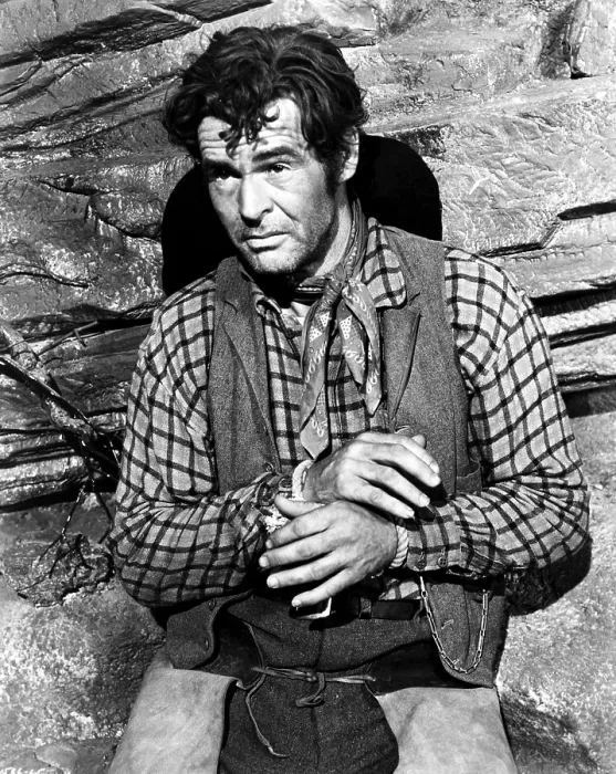 Framed Print : THE NAKED SPUR, Robert Ryan, 1953