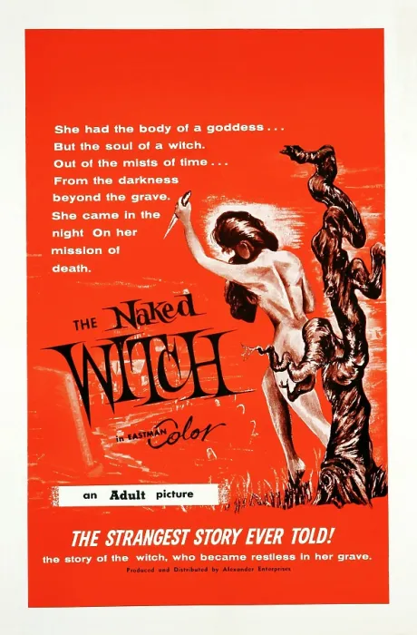 Framed Print : THE NAKED WITCH, US poster, 1961 Framed Print : THE NAKED WITCH, US poster, 1961
