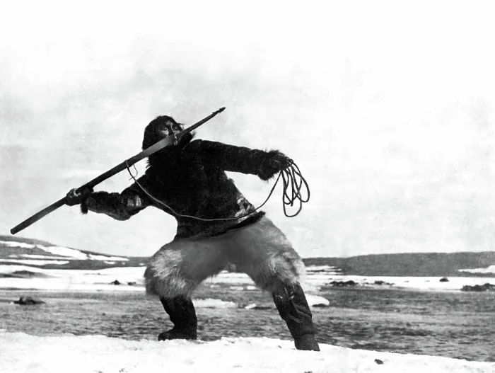 Framed Print : NANOOK OF THE NORTH, Allakariallak, 1922