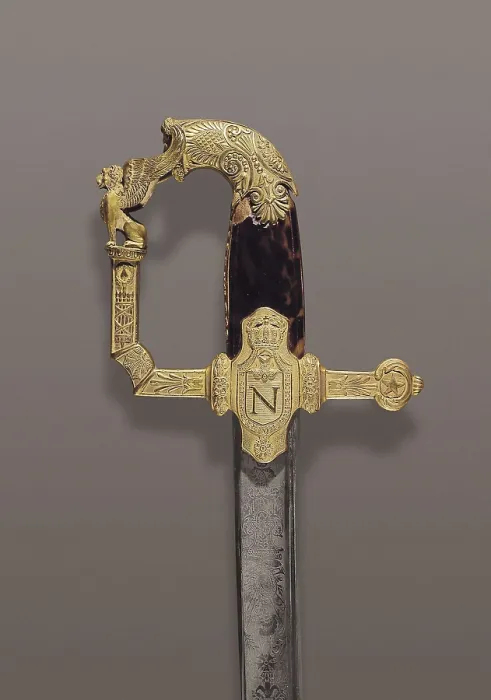 Framed Print : NAPOLEON I Bonaparte (1769-1821). Hilt from Napoleon Bonaparte's sabre. SPAIN. Madrid. Army Museum. AISA / Everett Collection**US SALES ONLY** Framed Print : NAPOLEON I Bonaparte (1769-1821). Hilt from Napoleon Bonaparte's sabre. SPAIN. Madrid. Army Museum. AISA / Everett Collection**US SALES ONLY**