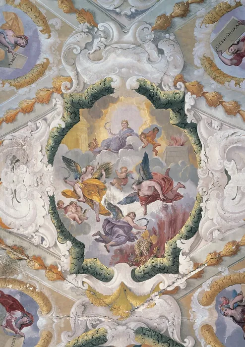 Framed Print : Nardini Tommaso, Fresco of the Triumphal Arch, 18th Century, fresco, Italy, Marche, Ascoli Piceno, Sant'Angelo Magno Church Framed Print : Nardini Tommaso, Fresco of the Triumphal Arch, 18th Century, fresco, Italy, Marche, Ascoli Piceno, Sant'Angelo Magno Church