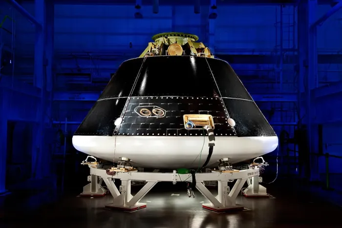 Framed Print : NASA's new spacecraft is an enlarged updated capsule will fly astronauts into space following the retirement of the Space Shuttles in 2012