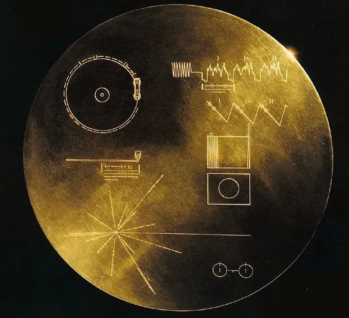 Framed Print : NASA's Voyager 1 and 2 spacecraft were launched in the 1977 and are still functioning, now 14 and 11.5 light-hours from the Sun
