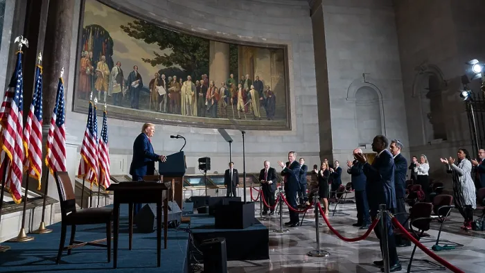 Framed Print : At the National Archives, Sept