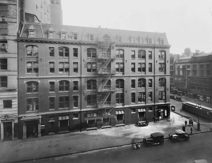 Framed Print : National Association for the Advancement of Colored People (NAACP) and Crisis magazine offices. Located at 69 Fifth Avenue, New York City. Ca. 1925. (BSLOC_2015_16_144)