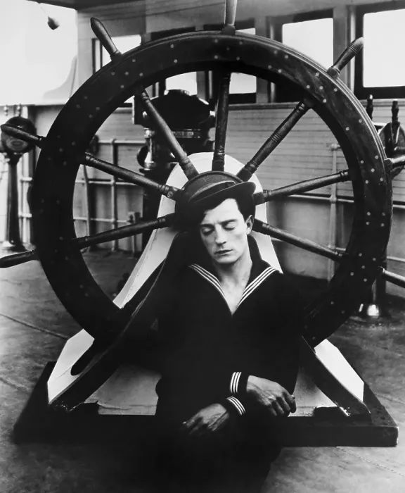 Framed Print : THE NAVIGATOR, Buster Keaton, 1924