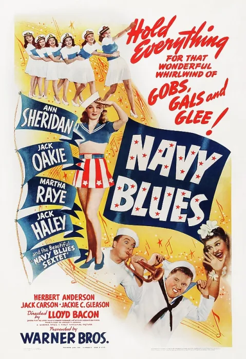 Framed Print : NAVY BLUES, US poster, from left: Ann Sheridan, Jack Haley, Jack Oakie, Martha Raye on midget window card, 1941 Framed Print : NAVY BLUES, US poster, from left: Ann Sheridan, Jack Haley, Jack Oakie, Martha Raye on midget window card, 1941