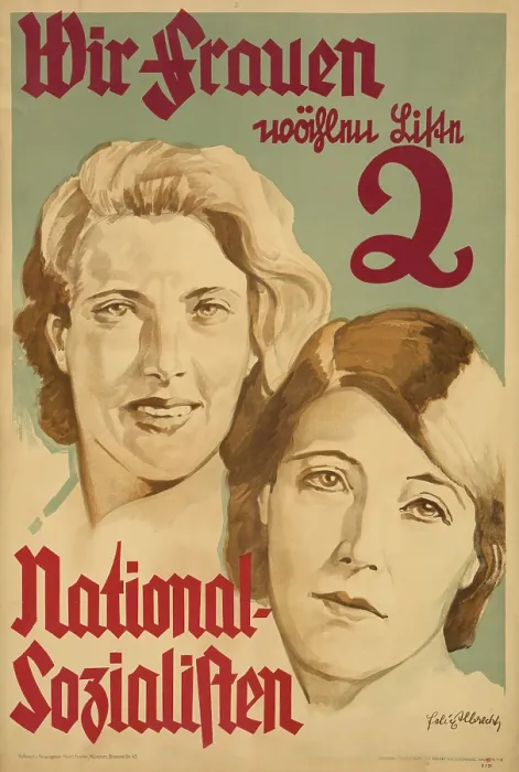 Framed Print : Nazi Party poster for the German Reichstag elections 1932