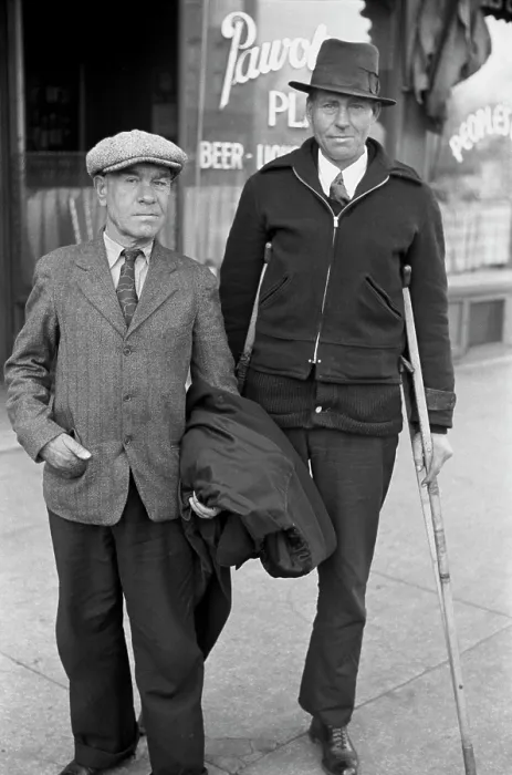 Framed Print : Nebraska, Tommy Murphy, and Ed Kay, traveling companions, photograph by John Vachon, Omaha, November, 1938 Framed Print : Nebraska, Tommy Murphy, and Ed Kay, traveling companions, photograph by John Vachon, Omaha, November, 1938
