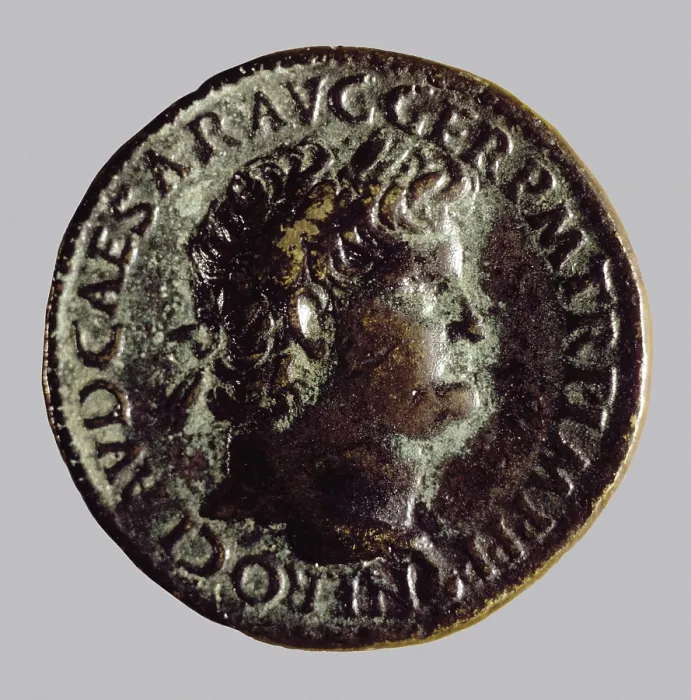 Framed Print : NERO, Lucius Domitius Nero Claudius (37-68). Coin with Emperor Nero's effigy. Coin. SPAIN. Barcelona. National Art Museum of Catalonia Framed Print : NERO, Lucius Domitius Nero Claudius (37-68). Coin with Emperor Nero's effigy. Coin. SPAIN. Barcelona. National Art Museum of Catalonia