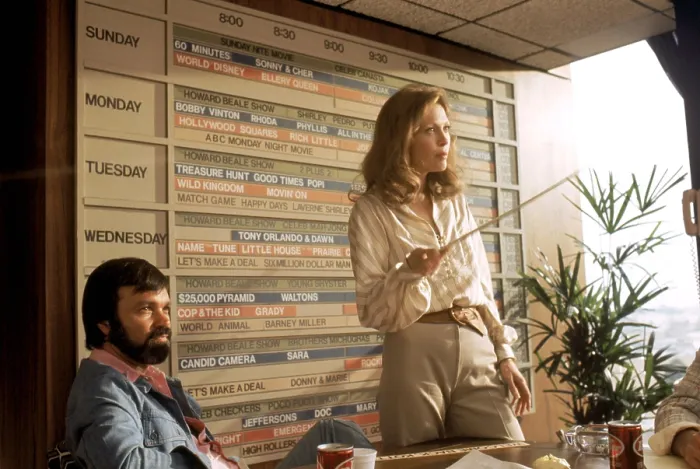 Framed Print : NETWORK, Darryl Hickman, Faye Dunaway, 1976