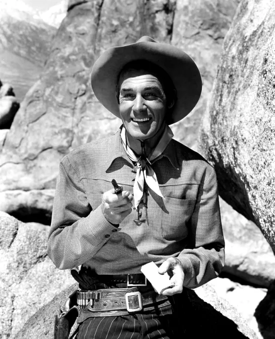 Framed Print : THE NEVADAN, Randolph Scott, 1950