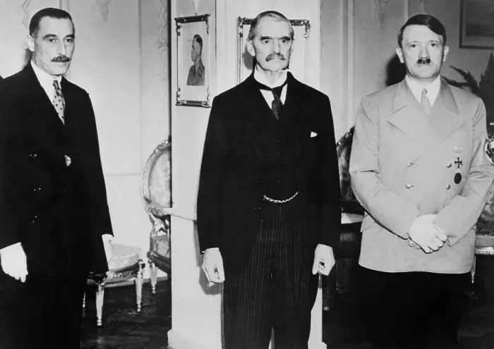 Framed Print : Neville Chamberlain, British Prime Minister in Munich