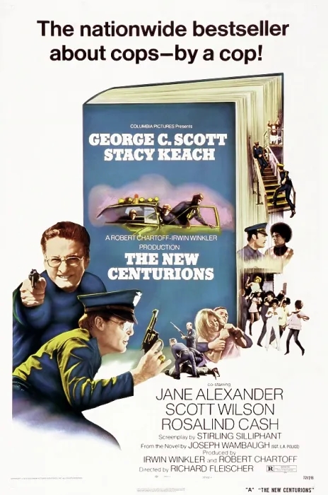 Framed Print : THE NEW CENTURIONS, US poster, far left: George C. Scott, Stacy Keach, 1972