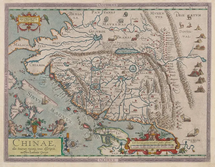 Framed Print : A NEW DESCRIPTION OF CHINA, 1588, was first published in Abraham Ortelius, Theatrum Orbis Terrarum, (Mirror of the World), the first true modern atlas Framed Print : A NEW DESCRIPTION OF CHINA, 1588, was first published in Abraham Ortelius, Theatrum Orbis Terrarum, (Mirror of the World), the first true modern atlas