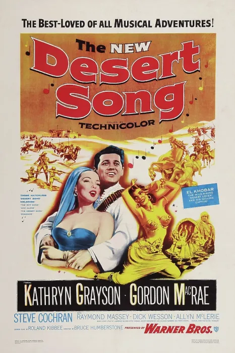 Framed Print : THE NEW DESERT SONG, US poster, from left: Kathryn Grayson, Gordon MacRae, 1953 Framed Print : THE NEW DESERT SONG, US poster, from left: Kathryn Grayson, Gordon MacRae, 1953
