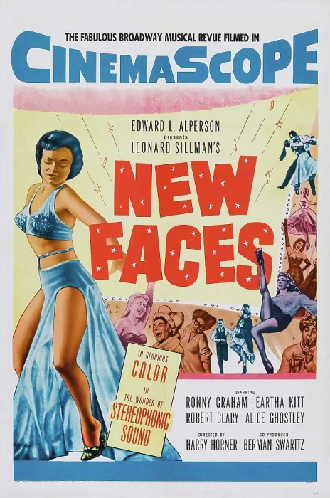 Framed Print : NEW FACES, US poster art, left: Eartha Kitt, 1954, TM and Copyright 20th Century Fox Film Corp. All rights reserved. / courtesy Everett Collection Framed Print : NEW FACES, US poster art, left: Eartha Kitt, 1954, TM and Copyright 20th Century Fox Film Corp. All rights reserved. / courtesy Everett Collection