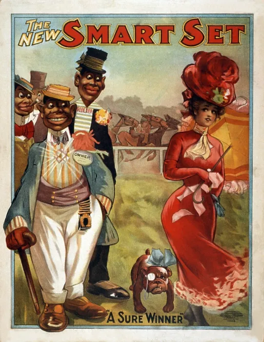 Framed Print : The New Smart Set. Vaudeville led by African American performer S. H. Dudley. poster, 1906