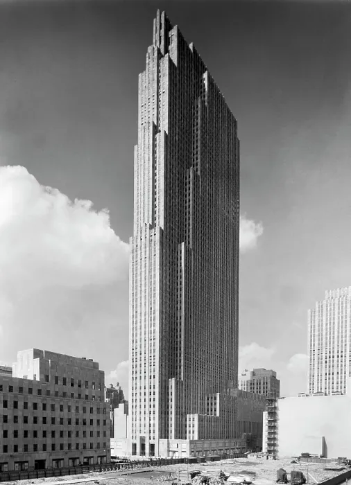 Framed Print : New York City, Rockefeller Center and RCA Building. photograph by Samuel H. Gottscho, 1933 Framed Print : New York City, Rockefeller Center and RCA Building. photograph by Samuel H. Gottscho, 1933
