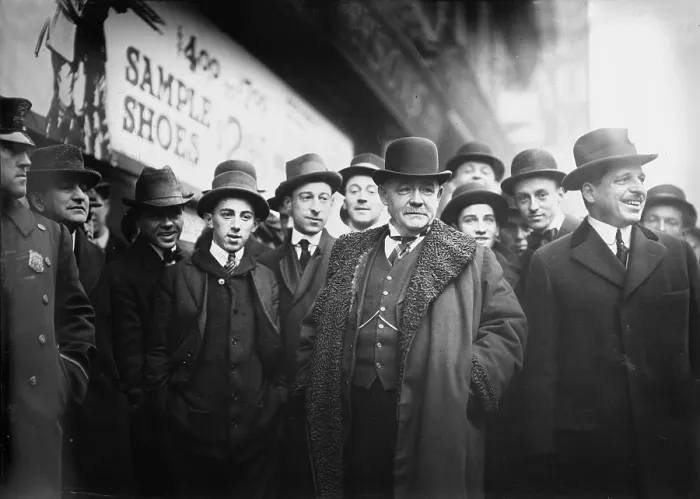 Framed Print : New York City subway fire, Chairman McCall at subway fire, Broadway and West 55th Street, New York City, photograph, January 6, 1915 Framed Print : New York City subway fire, Chairman McCall at subway fire, Broadway and West 55th Street, New York City, photograph, January 6, 1915