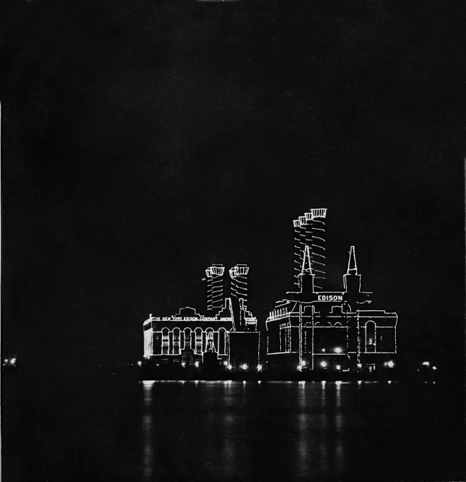 Framed Print : New York Edison Company's power plant at East 35th Street in New York City in 1909. The New York Edison Company is a forerunner to to Consolidated Edison Framed Print : New York Edison Company's power plant at East 35th Street in New York City in 1909. The New York Edison Company is a forerunner to to Consolidated Edison