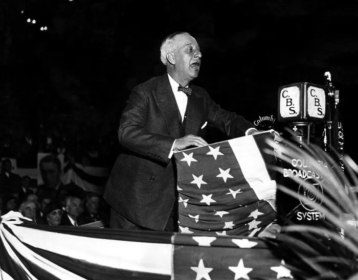 Framed Print : Former New York Governor Alfred E. Smith during his speech in the rally on November 5, 1932 at Madison Square Garden, New York, New York, 1928 Framed Print : Former New York Governor Alfred E. Smith during his speech in the rally on November 5, 1932 at Madison Square Garden, New York, New York, 1928