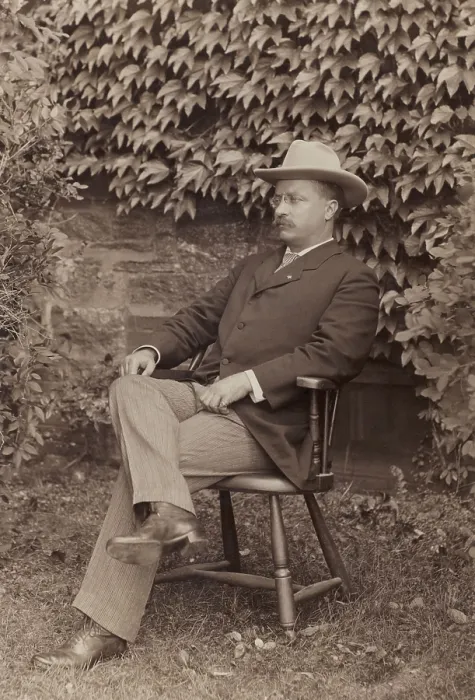 Framed Print : New York Governor Theodore Roosevelt in informal portrait of July-August 1900