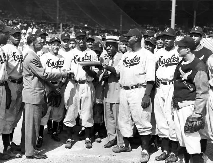 Framed Print : Newark Eagles Negro League, undated.. Courtesy: CSU Archives  /  Everett Collection
