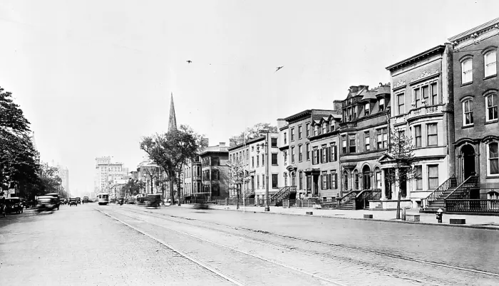 Framed Print : Newark, New Jersey. Broad Street. ca. 1920