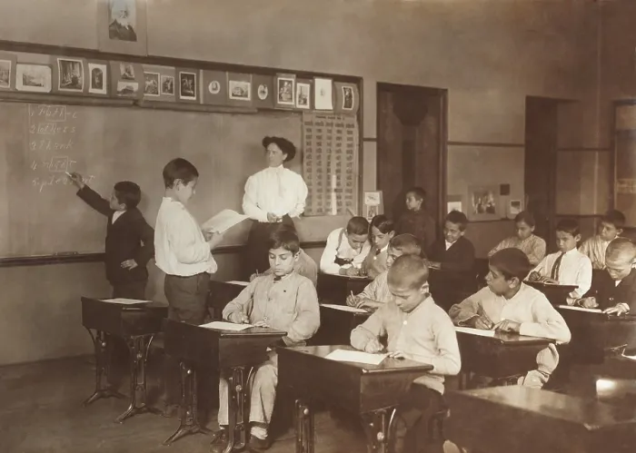 Framed Print : Newly arrived young immigrants receive Special education in a Steamer Classes in Boston, Massachusetts Framed Print : Newly arrived young immigrants receive Special education in a Steamer Classes in Boston, Massachusetts