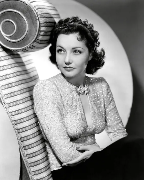 Framed Print : NEWS IS MADE AT NIGHT, Lynn Bari, in a pale yellow, blue and silver beaded blouse, 1939. TM and copyright 20th Century Fox Film Corp Framed Print : NEWS IS MADE AT NIGHT, Lynn Bari, in a pale yellow, blue and silver beaded blouse, 1939. TM and copyright 20th Century Fox Film Corp