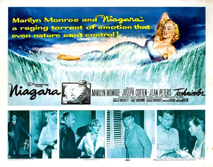 Framed Print : NIAGARA, Marilyn Monroe, 1953, TM & Copyright 20th Century Fox Film Corp. All rights reserved Framed Print : NIAGARA, Marilyn Monroe, 1953, TM & Copyright 20th Century Fox Film Corp. All rights reserved
