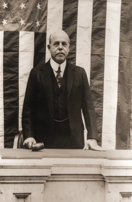 Framed Print : Nicholas Longworth (1864-1931), as House Speaker. He was a strong leader, pursuing a conservative fiscal agenda during the prosperous 1920s
