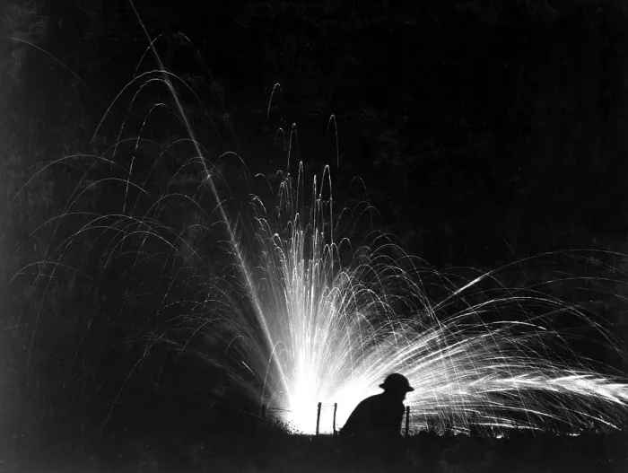 Framed Print : Night attack with phosphorus bombs in maneuvers. First Corps School at Gondrecourt, France. World War I. August 15, 1918 Framed Print : Night attack with phosphorus bombs in maneuvers. First Corps School at Gondrecourt, France. World War I. August 15, 1918