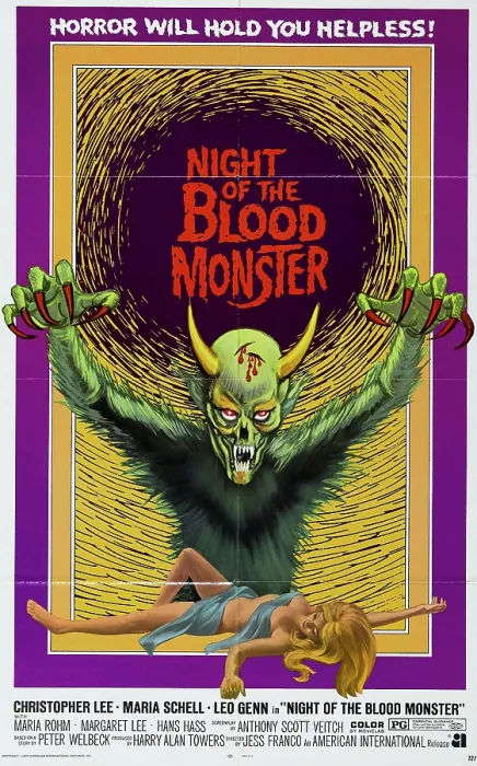 Framed Print : NIGHT OF THE BLOOD MONSTER, (aka IL TRONO DE FUOCO, aka TRIAL OF THE WITCHES, aka WITCH KILLER OF BROADMOOR), 1970