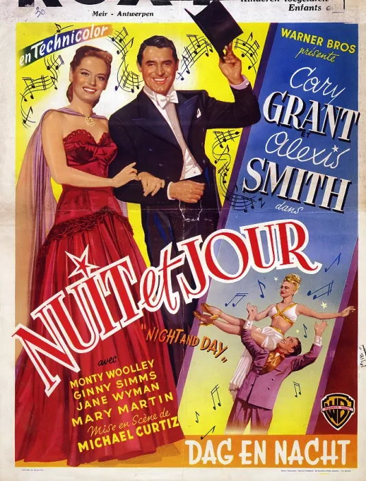 Framed Print : NIGHT AND DAY, Alexis Smith, Cary Grant, 1946