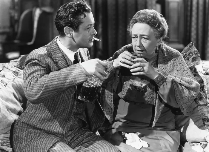 Framed Print : NIGHT MUST FALL, Robert Montgomery, Dame May Whitty, 1937 Framed Print : NIGHT MUST FALL, Robert Montgomery, Dame May Whitty, 1937