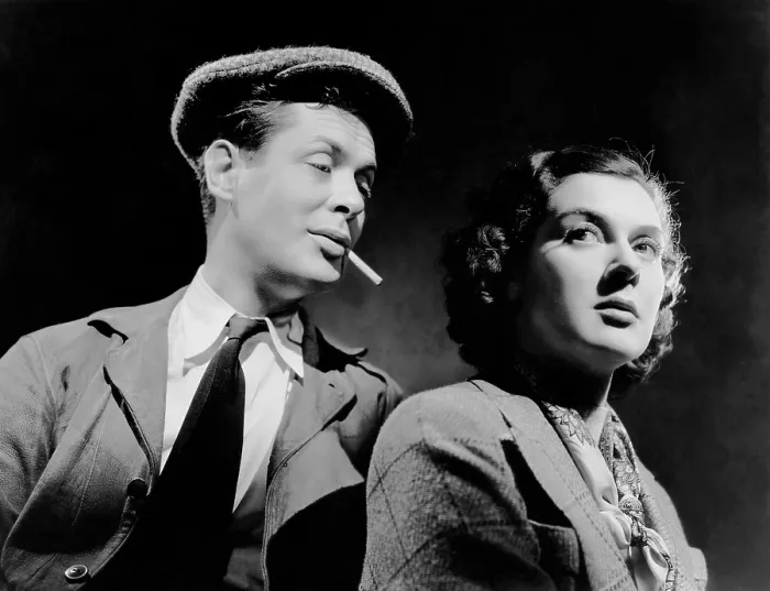 Framed Print : NIGHT MUST FALL, Robert Montgomery, Rosalind Russell, 1937