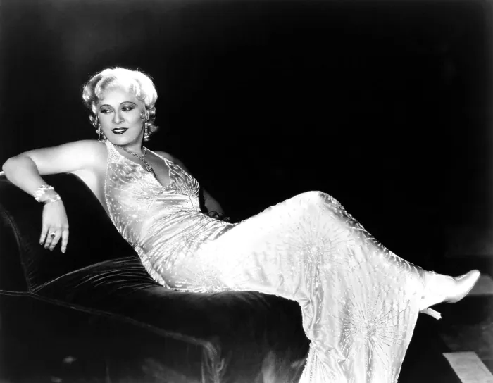 Framed Print : NIGHT AFTER NIGHT, Mae West (in a gown by Travis Banton and jewelry by Eugene Joseff), 1932 Framed Print : NIGHT AFTER NIGHT, Mae West (in a gown by Travis Banton and jewelry by Eugene Joseff), 1932